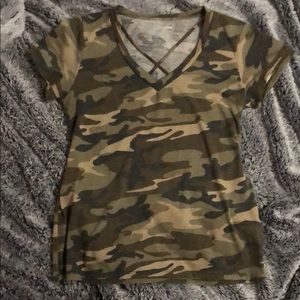 Francesca’s camo T-shirt